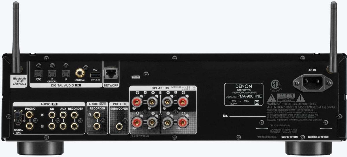 Denon® Black PMA-900HNE Integrated Amplifier | Primetime Audio Video