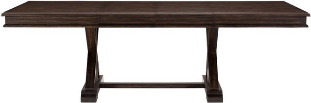 Mazin Furniture Cardano Driftwood Charcoal Dining Table-1