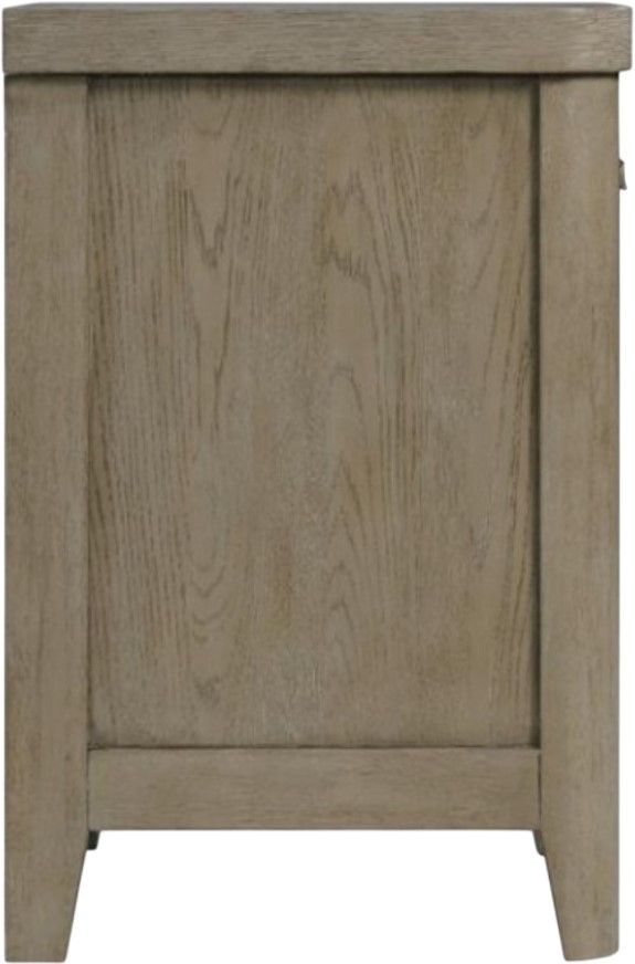 Riverside Furniture Pasadena Casual Taupe 1-Drawer Nightstand-2