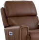 La-Z-Boy® Apollo Caramel Leather Power Rocking Recliner with Headrest and Lumbar-1
