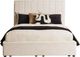Signature Design by Ashley® Shoralli Beige Queen Upholstered Storage Panel Bed-2
