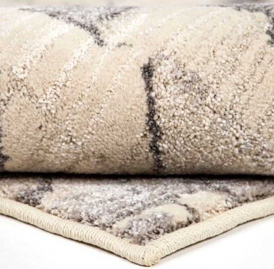 Orian Illusions Beckett Soft White 5'x8' Area Rug-3