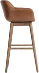 Four Hands Hannah Amber Ash/Sonoma Chestnut Swivel Bar Stool-3