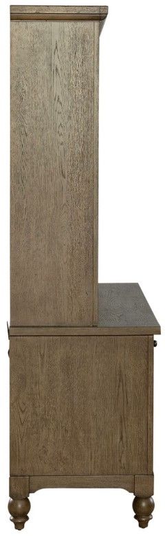 Liberty Furniture Americana Farmhouse Dusty Taupe Credenza and Hutch-3
