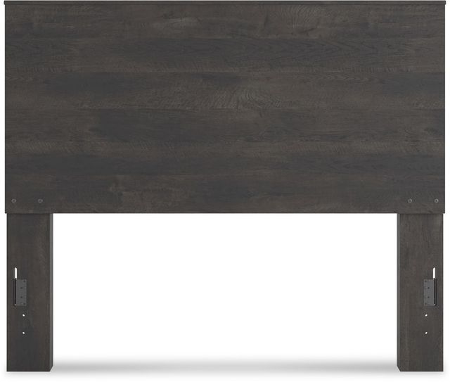 Signature Design by Ashley® Toretto Rustic Charcoal Queen Bookcase Headboard-1