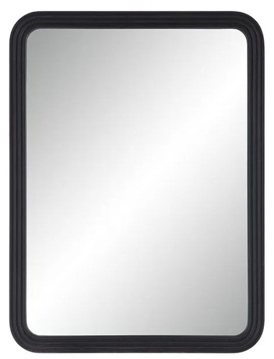 Renwil® Nolana Matte Black Accent Mirror-0