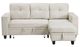 Homelegance® Robinson 3-Piece Beige Sectional with Reversible Chaise-2