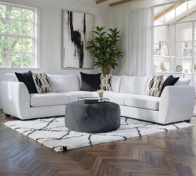 Behold™ Home Breeze Onyx Round Ottoman-1