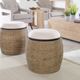 Uttermost® Island Light Beige/Natural Accent Stool-4