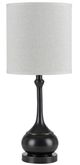 Cal® Lighting & Accessories Tapron Dark Bronze/White Accent Lamp-0