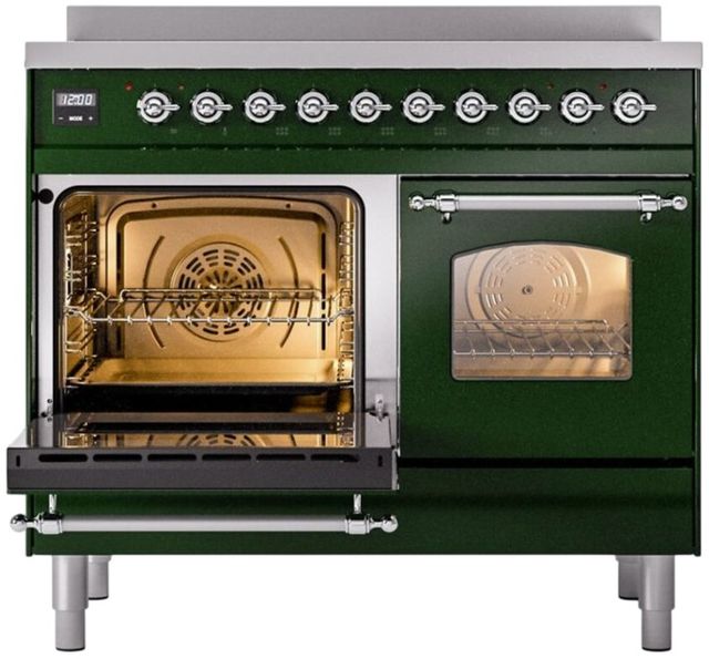 Ilve® Nostalgie II Series 40" Emerald Green Pro Style Induction Range-2