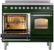 Ilve® Nostalgie II Series 40" Emerald Green Pro Style Induction Range-2