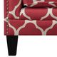 Elements International Dinah Patio Red Accent Chair-5