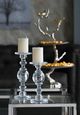 A & B Home Clear Candlestick Holder-3