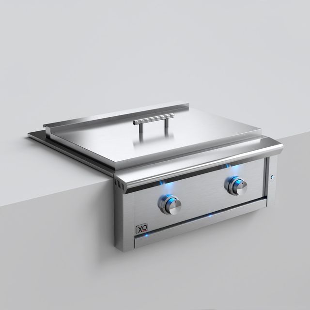 XO 30" Stainless Steel Built In Natural Gas Griddle-1
