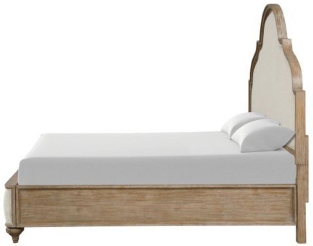 Furniture of America® Lyris Rustic Oak Queen Bed-2