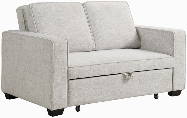 Coaster® Doral Upholstered Beige Sleeper Sofa Bed-4
