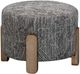 Bassett Mirror Jasper Exquisite Zebra Accent Ottoman-0