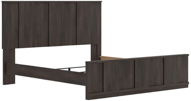 Signature Design by Ashley® Shaehartin Dark Brown King Panel Bed-2