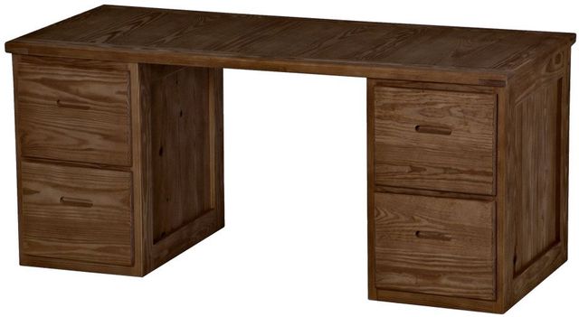 Crate Designs™ Furniture Brindle Lacquer Top Desk-0
