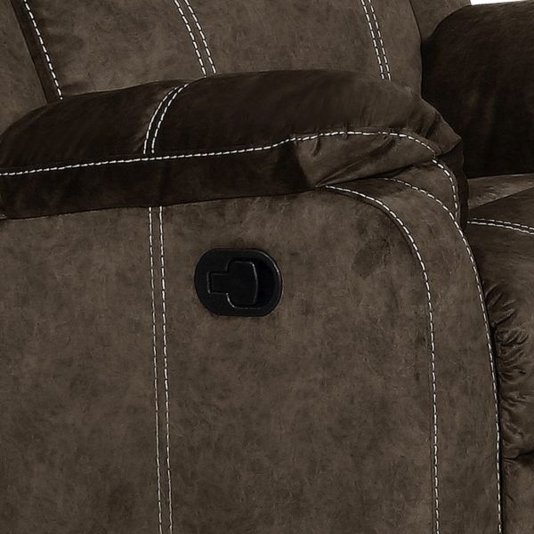Global Furniture USA U7303 Domino Coffee Manual Reclining Sofa-3