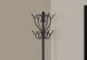 Monarch Specialties Inc. 70" Black Metal Coat Rack-3