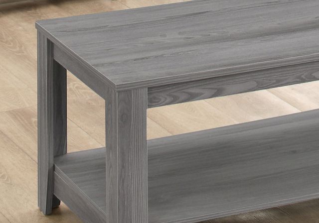 Monarch Specialties Inc. 3 Piece Grey Table Set-3