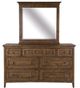 Magnussen Home® Bay Creek Toasted Nutmeg Dresser and Mirror-1