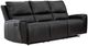 Signature Design by Ashley® Glossmore Black Manual Reclining Sofa-0