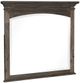 Mazin Furniture Motsinger Wire-Brushed Rustic Brown Mirror-1