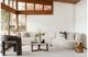 Moe's Home Collection Jinxx White Coffee Table with Brown Base -3