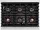 ZLINE Paramount Series 36" Stainless Steel Pro Style Dual Fuel Range with White Matte Door-2