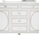Michael Amini® Sky Tower™ Cloud White/White Dresser with Mirror-2