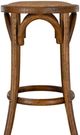 Linon Hyde Walnut Rattan Seat Counter Stool-5