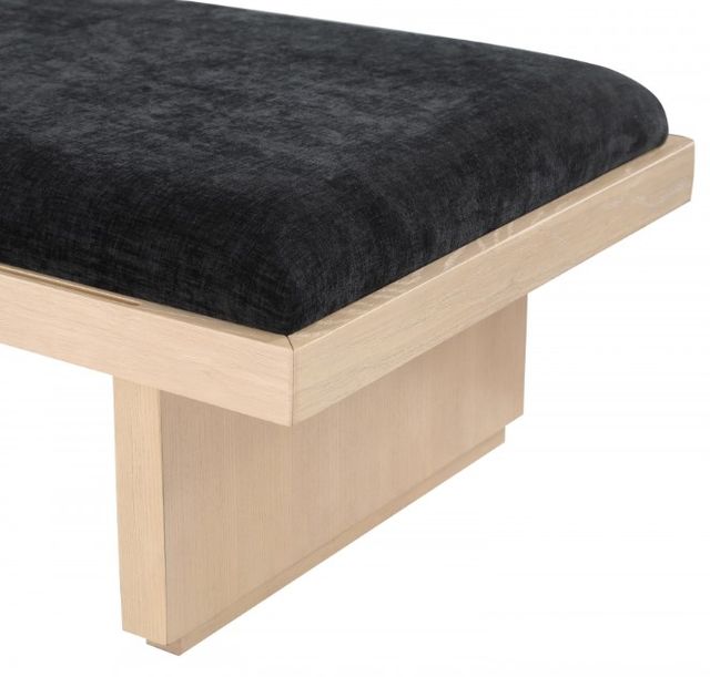 Meridian Furniture Arlington Black/Natural Bench-3
