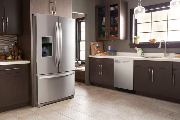 Whirlpool 36 in. 26.8 Cu. Ft. Fingerprint Resistant Stainless Steel French Door Refrigerator