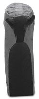 Currey & Company Sampson Textured Matte Black Large Bull-2