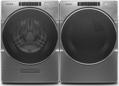 Whirlpool® Chrome Shadow Front Load Laundry Pair