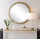 Uttermost® Nolina Amber/Antique Gold Round Mirror-1