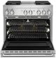 JennAir® NOIR™ 36" Stainless Steel Pro Style Dual Fuel Range-1