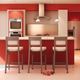 Amisco Customizable Payton Upholstered Bar Stool-1