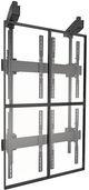Chief® FUSION™ Black Portrait Micro-Adjustable 2 x 2 Large Ceiling Mount-0
