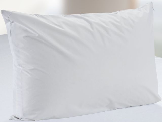 DreamFit® DreamComfort™ White Queen Pillow Protector-0