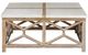 Uttermost® Catali Ivory Limestone Top Coffee Table with Warm Oatmeal Wash Base-4