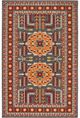 Feizy Foster Gray/Orange 5' x 8' Rug-0