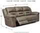 Signature Design by Ashley® Stoneland Fossil Reclining Sofa-2