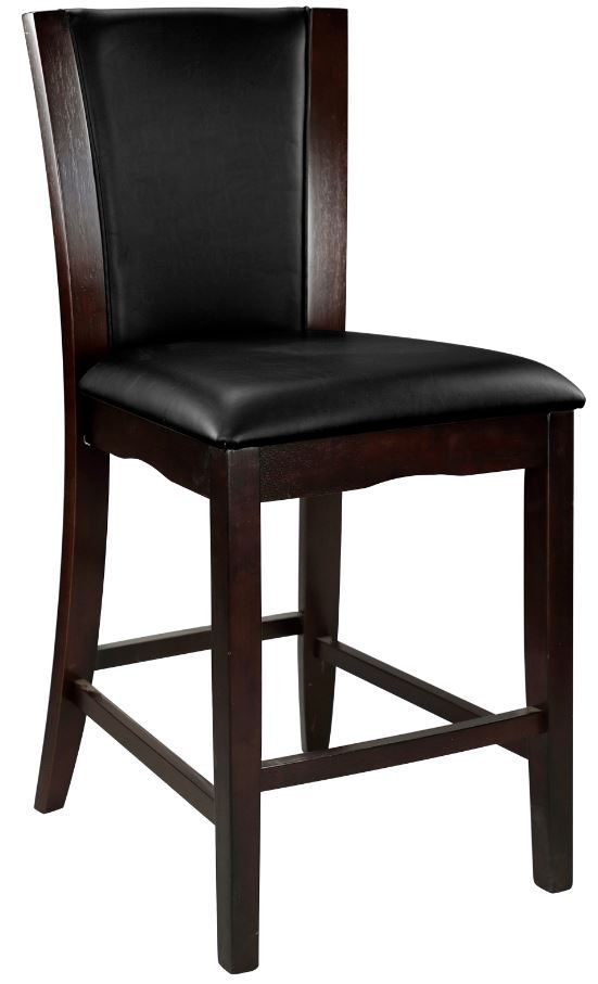 Homelegance® Daisy Dark Brown/Espresso Counter Height Chair-0