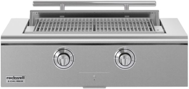 Caliber™ Rockwell 2-Burner Stainless Steel Built-In Liquid Propane Grill with Polished Chrome Hardware-0