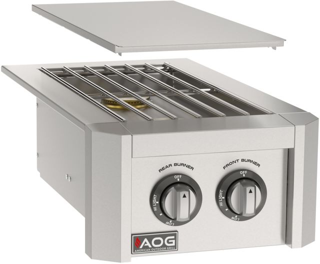 American Outdoor Grill T Series Stainless Steel Built In Gas Double Side Burner-0