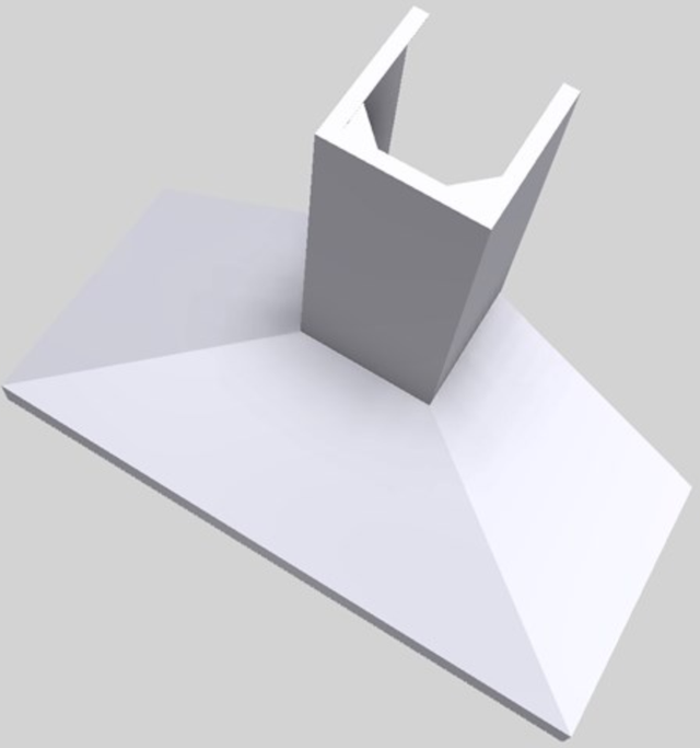 Vent-A-Hood® 48" White Wall Mounted Range Hood-3